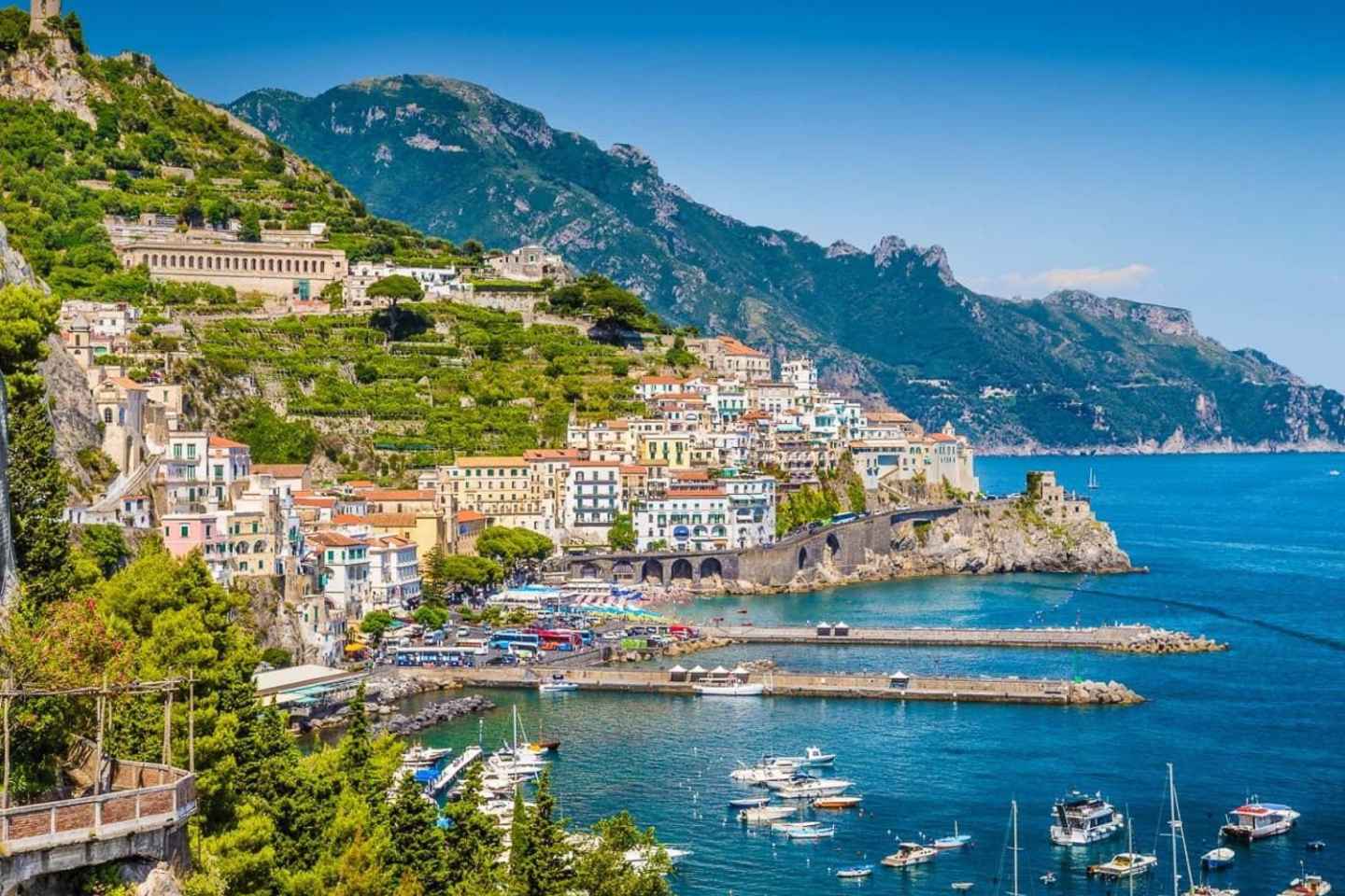 Von Sorrento aus: Amalfi und Positano Bootstour