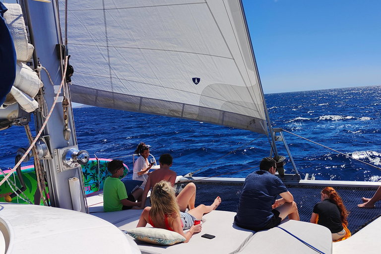 Tenerife: PRIVATE Catamaran cruise with Lunch and Drinks