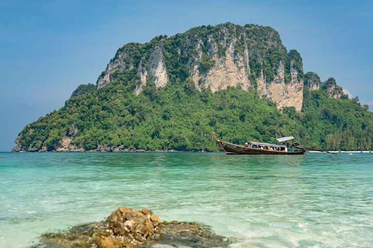 Krabi: 4 eilanden & Thale Waek's zandbank tour per speedboot