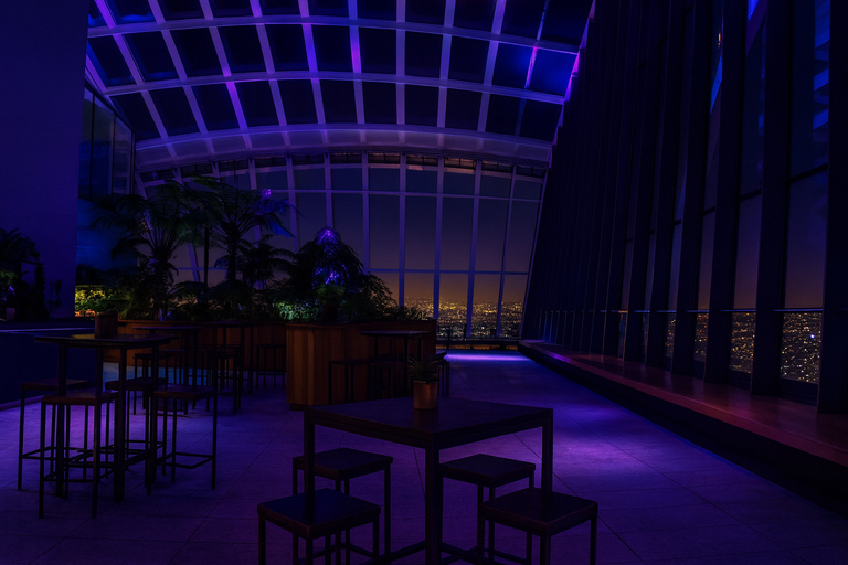 London: Sky Garden Afternoon Entry & Glass of Moët & Table