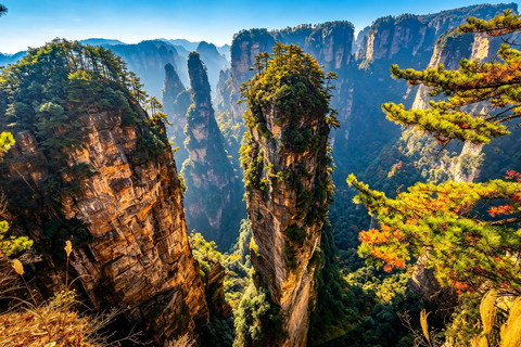 Zhangjiajie: 1-2Day Chanllenge Avatar & Tianmen mountains 2-Day Private Tour with Driver Spanish French Russian Guide