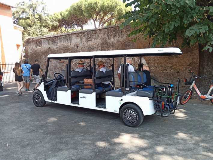 Rzym: Wycieczka krajoznawcza wózkiem golfowym z odbiorem z hotelu i gelato