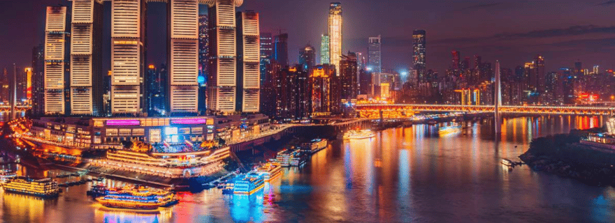 Chongqing : Croisière de nuit sur les deux fleuves - Yangtze et Jialing