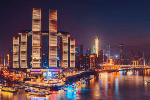 Chongqing: Two Rivers Night Cruise- Yangtze & Jialing Rivers