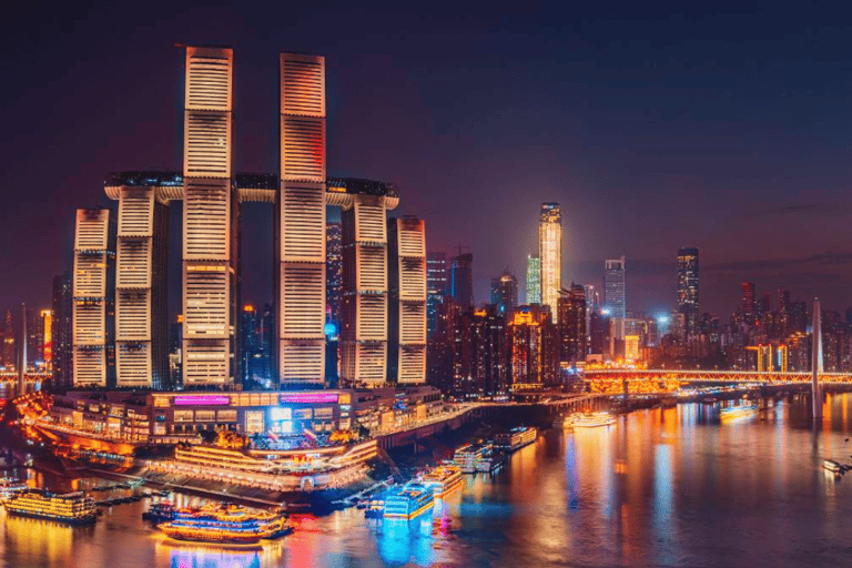 Chongqing: Two Rivers Night Cruise- Yangtze & Jialing Rivers