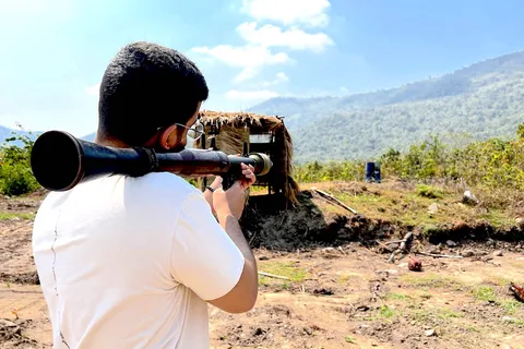 Experiência em campo de tiro em Phnom Penh