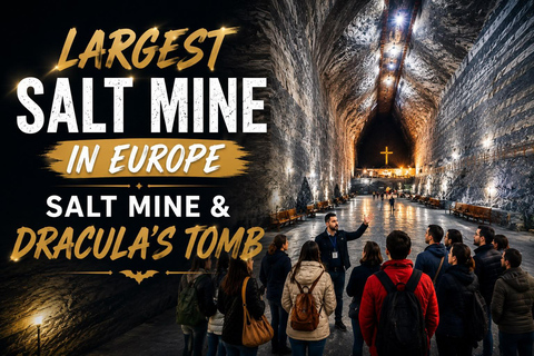 Bucharest: Salt Mine-Dracula Tomb & Carpathian Villages Tour Minibus Small-Group Salt Mine, Dracula Tomb Tour