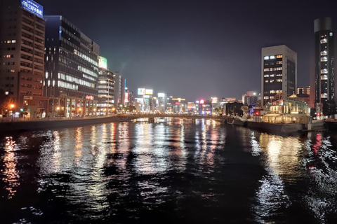 Fukuoka: Nakasu Food Stall Guided Tour with Tastings Group Tour