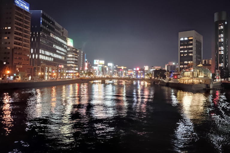 Fukuoka: Nakasu Food Stall Guided Tour with Tastings Group Tour