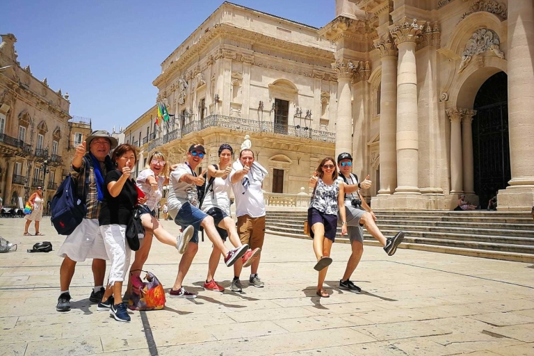 Ab Catania: Tagestour nach Syrakus, Ortygia und NotoTour auf Englisch