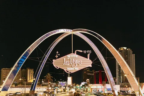 Vegas Iluminada: Ultimate Vegas Panaromic Night Tour de ônibus