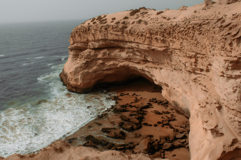 Agadir/Taghazout : sandboard et thé au coucher du soleil avec spectacle de feuAgadir/Taghazout : Sandboarding et thé au coucher du soleil avec spectacle de feu