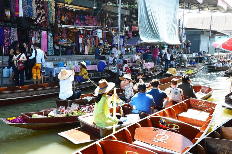 From Bangkok: Amphawa Floating Market & Maeklong Tour