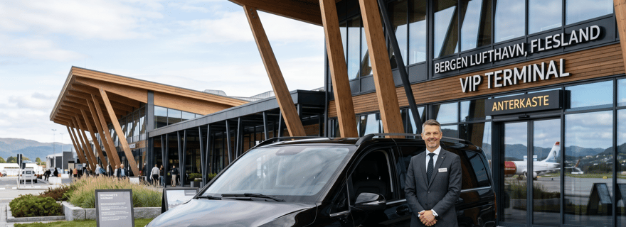 Bergen: Transfer Particular entre Aeroporto BGO e Centro