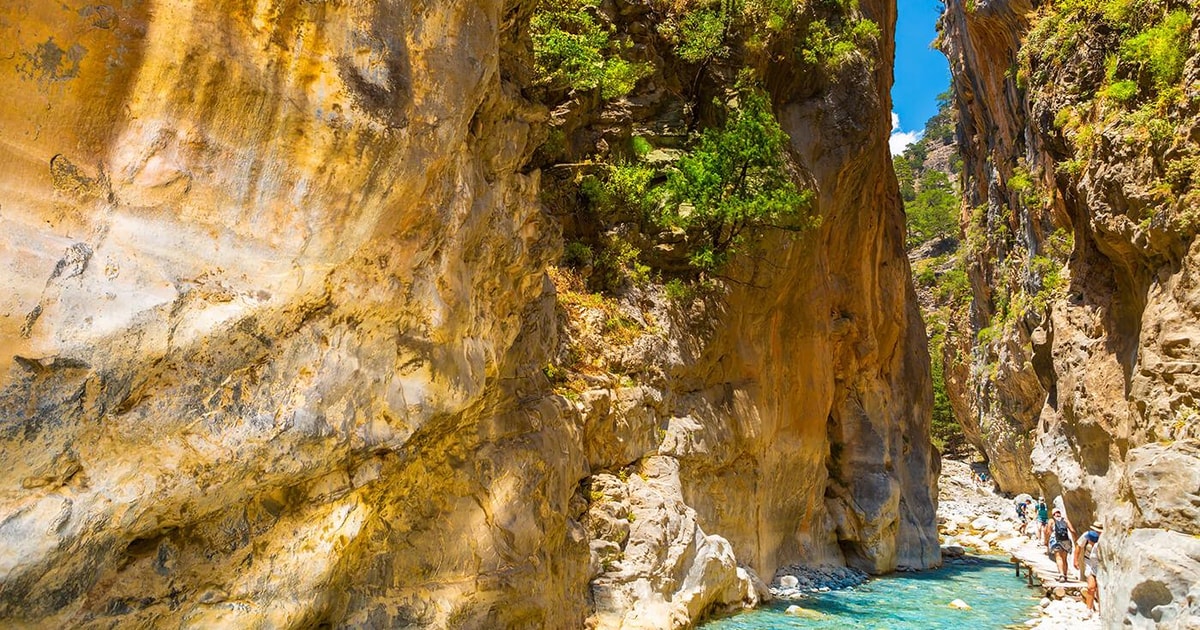 Desde Chania/Kalyves: Excursión con guía por el desfiladero de Samaria ...