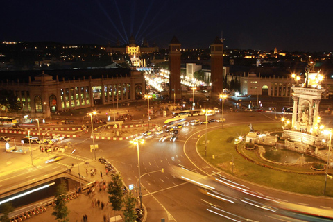 Barcelona: Night Bus Tour with Live Guide English Tour