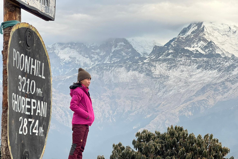 Z Pokhary: 4-dniowy trekking Ghorepani Poon Hill z przewodnikiem