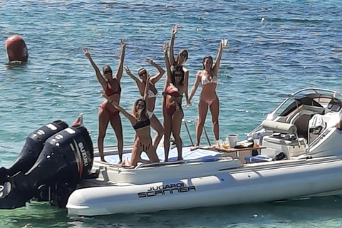Ibiza & Formentera: Private Boat 8-hour Tour