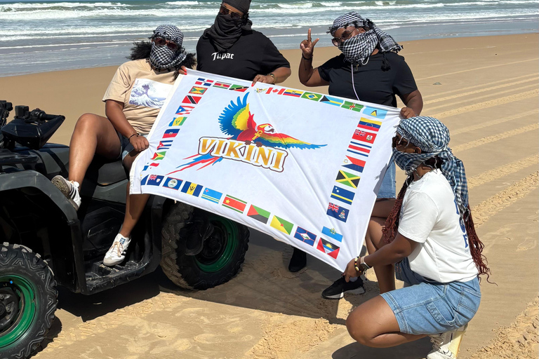 Dakar: Pink Lake Tour with Quad Bike + Pirogue and Lunch Included Dakar: Tour to the Pink Lake with Quad + Pirogue and Lunch included