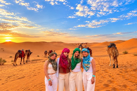 Marrakech: 3-Day Student Sahara Tour With Camp and Quad Adventure Pick: Luxury Camp & Sunset ATV Ride