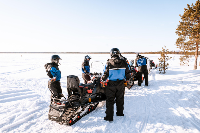 Levi: 6 Hour Authentic Snowmobile Safari to Lappish Villages