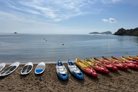 Ibiza: Wycieczka kajakiem z przewodnikiem po morskim rezerwacie przyrodyIbiza: Wycieczka kajakiem z przewodnikiem w rezerwacie morskim Double Kayak