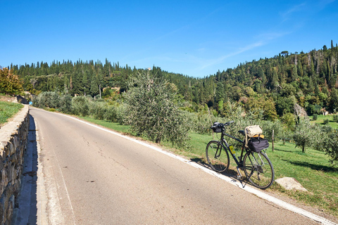 Desde Florencia: tour en bicicleta por la Toscana con almuerzo y degustación de vinos