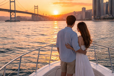 Busan Private Cultural&Coastal Tour with Sunset Yacht Cruise