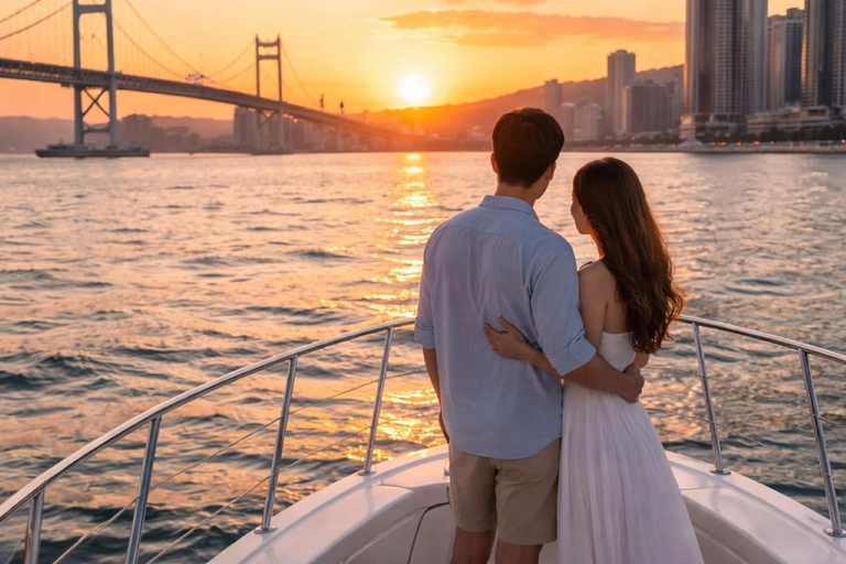 Busan Private Cultural&Coastal Tour with Sunset Yacht Cruise