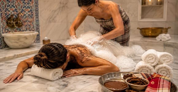 Side: Hammam & Bronzing Body Care with 90-Minute Massage