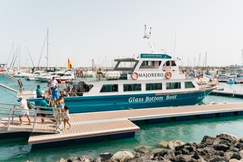 Fuerteventura: Bilhete de ferry de retorno à Ilha de Lobos com entrada