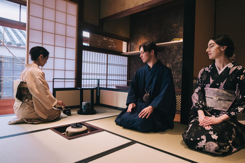 Kyoto : Cérémonie du thé avec kimono et séance photos