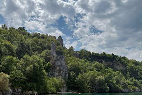 Kayaking Lake Ohrid with BBQ, from Ohrid.