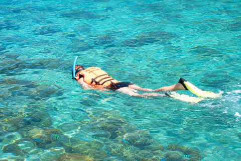 Krabi: Premium Cruise with Dinner & Plankton Swim Meet at Bamboo Beach Club in Ao Nang