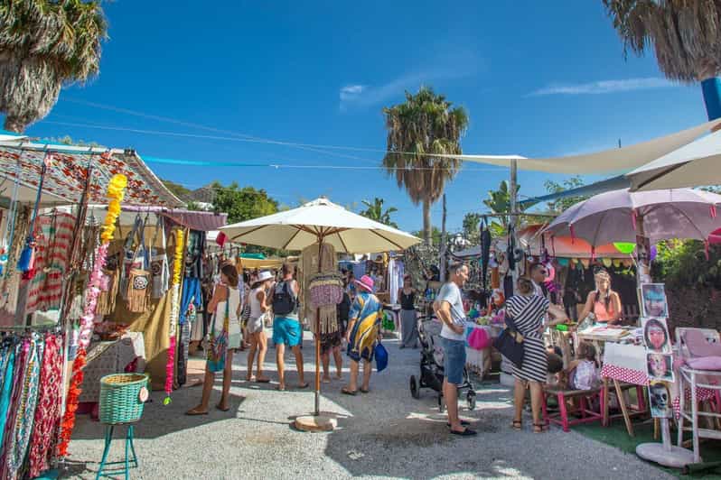 Can Marca caves, Las Dalias Hippie Market and Benirras Tour