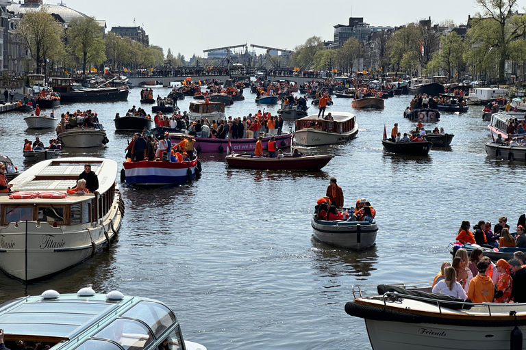 Amsterdam: Kingsday Party Cruise including Drinks