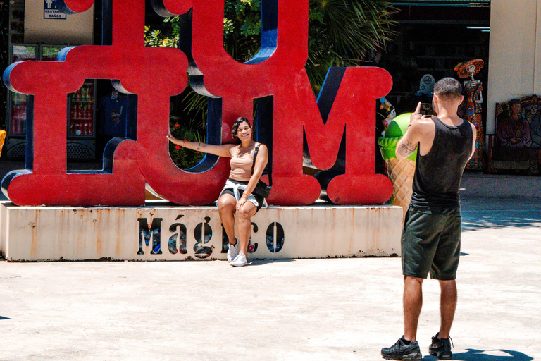 Tour Tulum, cenote Casa Tortuga and Madre naturaleza statue Tulum cenote tortugas