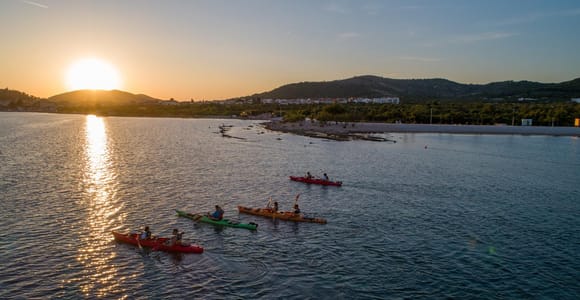 Vodice/Šibenik: Kajakfahren bei Sonnenuntergang in Vodice