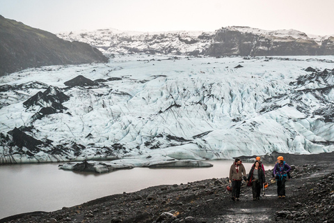 Paseo por la costa sur, caminata por el glaciar y aurora boreal