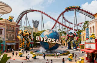 Singapur: Eintritt in die Universal Studios mit privatem Transfer