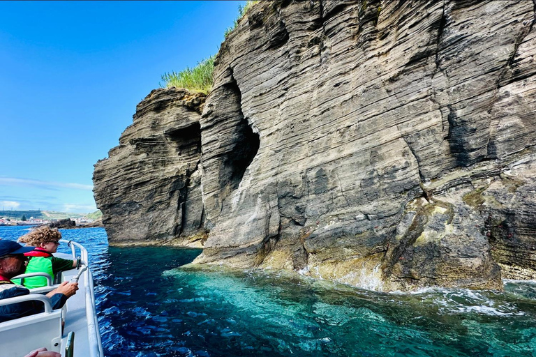 Île de Faial : Tour en bateau unique au volcan Capelinhos