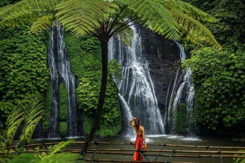 North Bali: Ulun Danu, Banyumala Waterfall and Jatiluwih Bedugul: Ulun Danu Temple, Banyumala Waterfall and Jatiluwih