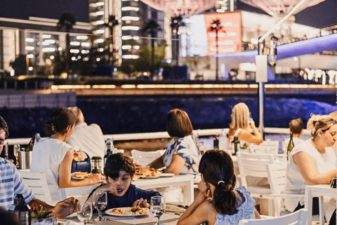 Dubai: Marina Premium Dinner Cruise with Unlimited Drinks Upper Deck without transfers