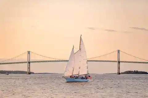 Newport: Sunset Sail on Schooner Madeleine