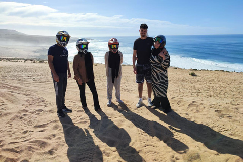 Vanuit Agadir: Sandboarden en quad rijden in de duinen van Timlaline