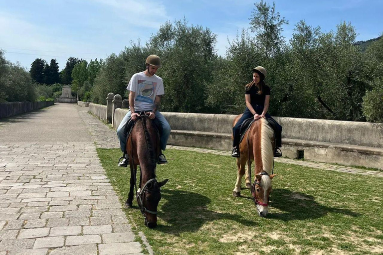 Certosa di Calci: Horseback Riding Experience for Beginners in Nature Horseback ride with aperitif