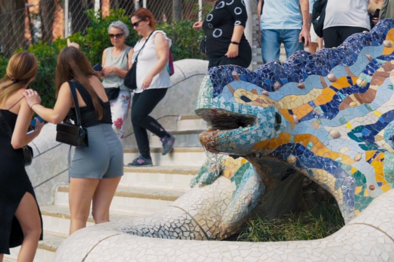 Barcelona: Wycieczka z przewodnikiem po parku Guell z dostępem bez kolejki