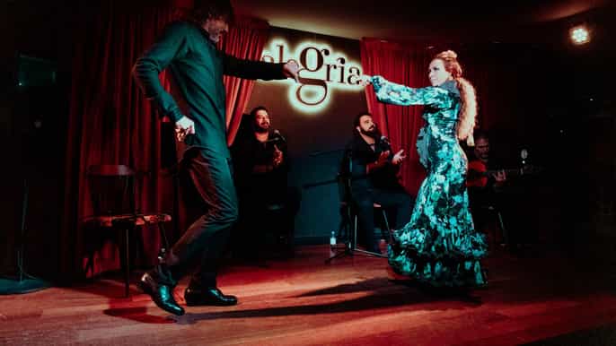 Málaga: espectáculo de flamenco en Alegría