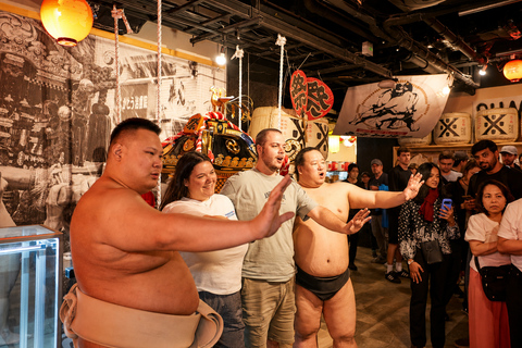 Tokyo Ginza Sumo Show: Live Performance & Photo Experience 【B plan】Optional Hands-On Sumo Training Experience