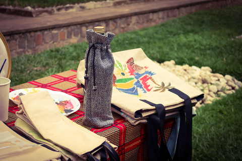 Kigali: Paint Your Own Tote Bag Workshop with Local Artist Medium Canvas Pouch (22 × 16 cm)